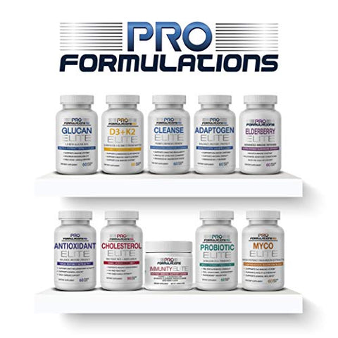 Pro Formulations MD - Adaptogen Elite – Mistura Sinérgica – 60 cápsulas – Equilibra o Cortisol