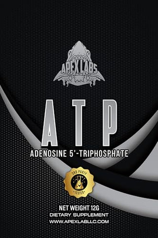 Apex Labs - ATP | Adenosina Trifosfato | Suporte à Energia Celular e Saúde Mitocondrial (0,4 ml)