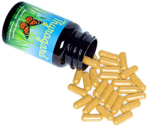 Thyrogard - Suplemento Natural de Suporte à Tireoide – Vegano, Livre de Transgênicos e Glúten