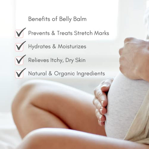 Creme Orgânico para Prevenção e Tratamento de Estrias na Gravidez – Irene Organics: Bálsamo Anti Estrias Premiado para Barriga de Grávida e Pós-parto 120g