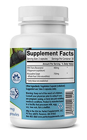 Perfect Supplements - Rhodiola Rosea Perfeita para Melhor Foco, Energia e Alívio do Estresse – 3%% Rosavinas Ótimas para 1%% Salidroside, um Adaptógeno Natural ~60 Cápsulas Vegetais