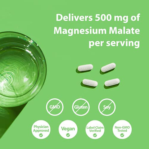 Suplemento de Magnésio Jigsaw Health MAG SRT com Vitamina B6 e Folate