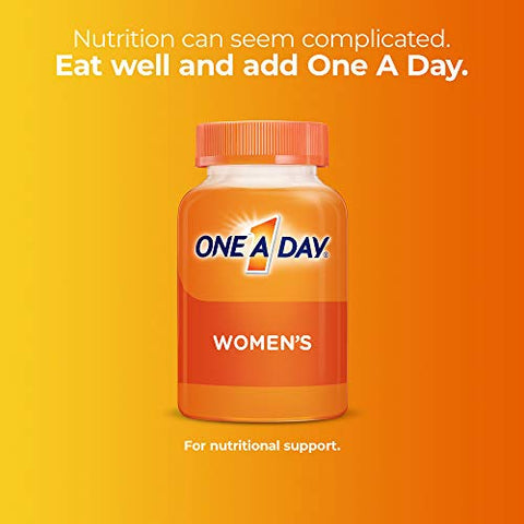 ONE A DAY - Multivitamínico Feminino One A Day Gummies com Vitaminas A, C, D, E e Zinco para Suporte à Saúde Imunológica e Cálcio