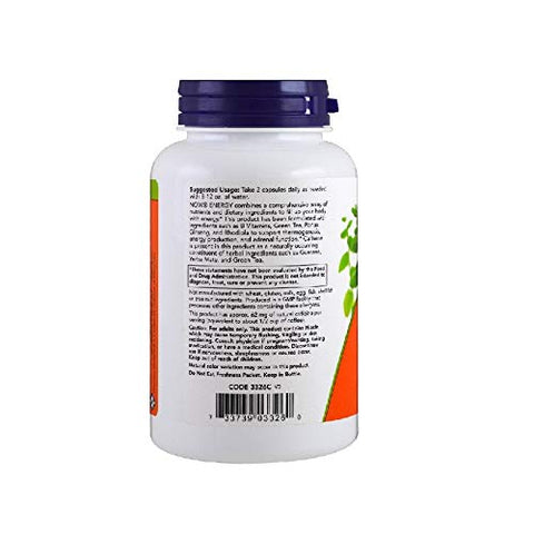 NOW Foods - Now Foods Energy – Dieta Metabólica 90 Cápsulas Vegetais | Aumente sua Energia Naturalmente