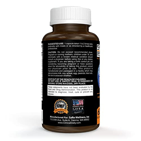 Clinical Daily - Suplemento Detox Diário de Ervas para Limpeza Renal, Vitaminas Orgânicas com Cranberry, Astragalus, Uva Ursi – Saúde da Bexiga para Mulheres