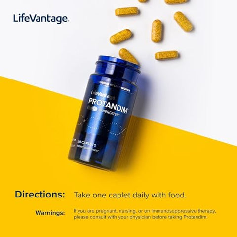LifeVantage - Protandim NRF2 Synergizer – Ativador NRF2, Suplemento Antioxidante, Combate o Estresse Oxidativo, Anti-Envelhecimento, Mistura de Nutrientes (30 Cápsulas)