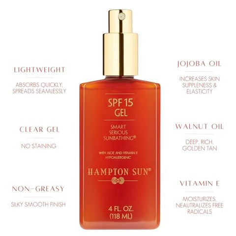 Hampton Sun Gel FPS 15, 118 ml – Proteção Solar de Qualidade