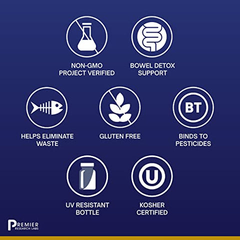 Medi-Clay-FX: Cápsulas de Argila Bentonita para Desintoxicação | Suplemento de Smectita Grau Alimentício | Absorve Toxinas, Apoia a Saúde Celular e Desintoxicação de Mofo – 60 cápsulas - Premier Research Labs