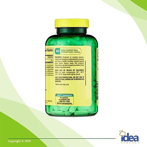 Idea Shop USA - Spring Valley Magnésio Óxido 400 mg Extra Forte, 250 Comprimidos (1 Pacote) para os Ossos