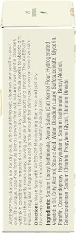 Aveeno - AVEENO Naturals Barra Hidratante para Pele Seca 100g (Embalagem com 12 unidades) – Variação de Embalagem