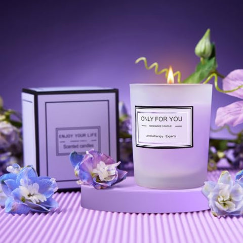 MADDIFY - Presentes para Mulheres – Mãe, Esposa, Namorada, Irmã, Amigas – Cesta de Presente Inicial de Spa de Lavanda Única para Aniversário, Natal, Dia dos Namorados, Dia das Mães –  Conjunto de Presente (K)