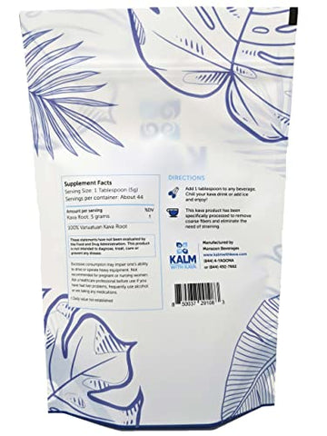 com Kava Borongoru Micronizado (227g) – Relaxante Natural - KALM
