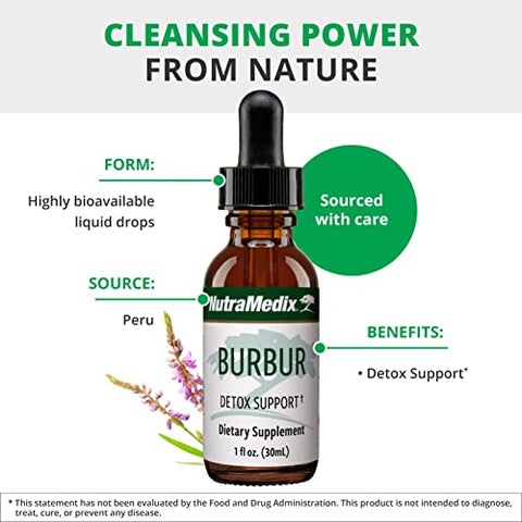 Burbur – Extrato de Desmodium Molliculum para Limpeza Diária – Suplemento para Foco – 30ml - NutraMedix