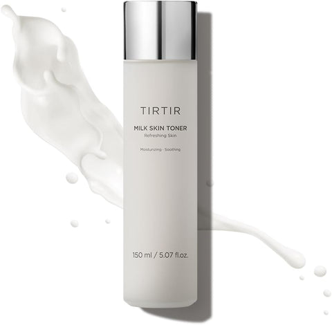 Tônico de Arroz Milk Skin | Hidratação Profunda, Brilho Instantâneo, 2% Niacinamida, Extrato de Farelo de Arroz, Ceramida, Pantenol, Cruelty-Free, Amigo da Acne Fúngica, Vegano, 150 ml - TIRTIR