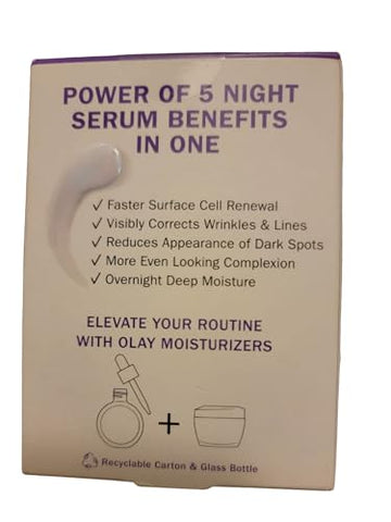 Super Serum Reparador Noturno Sem Fragrância – 30ml - Olay