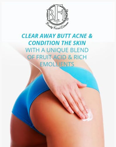 Beauty Facial Extreme - Anti-Acne para as Nádegas: Creme Específico para Combater Espinhas e Cravos – 50g