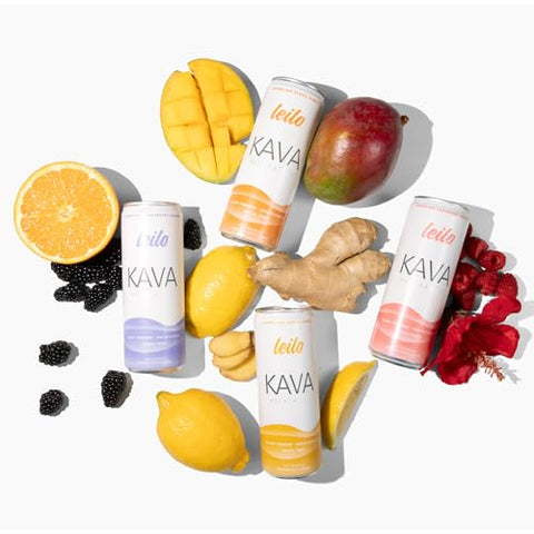 LEILO - Leilo Calm in a Can | Bebida Relaxante com Kava | 100% Natural