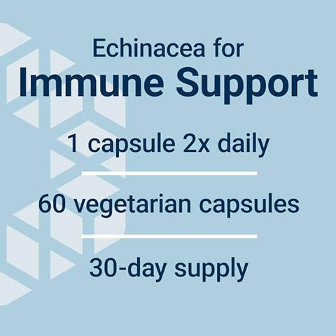 Echinacea Elite – Suporte Imunológico com Erva Echinacea, Fórmula Padronizada de Extratos Duplos, Livre de Glúten, Não-OGM, Vegetariano, 60 Cápsulas - Life Extension