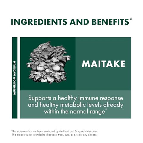 Extrato de Maitake Host Defense – Reforço Imunológico – 30ml