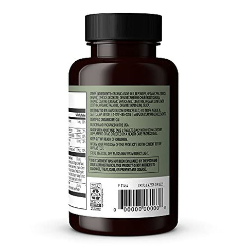 Multivitamínico Orgânico para Homens, 60 comprimidos – Marca Própria - Amazon Elements