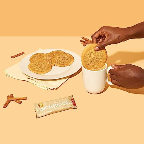 good! - Barras de Proteína Vegana Good! Snacks, Sabor Snickerdoodle, Sem Glúten, Baseada em Plantas, Baixo Açúcar, Alta Proteína, Substituto de Refeição Saudável