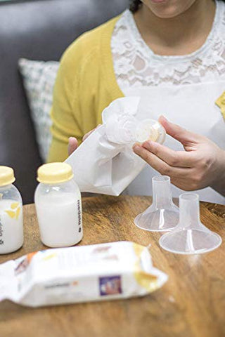 Quick Clean Lenços de Limpeza para Bomba de Amamentação e Acessórios, 72 Lenços em Embalagem Reselável, Limpeza Portátil Conveniente, Lenços Higiênicos Seguros para Limpar Cadeiras Altas, Mesas, Berços e - Medela