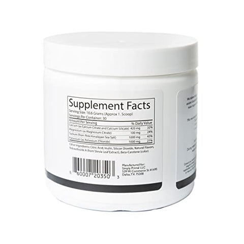Simply Primal - WATERFAST Keto Electrolyte Powder – Limão e Lima | Sal Rosa do Himalaia (Sódio), Potássio, Magnésio, Cálcio | Sem Açúcar, Sem Glúten, Sem Soja | Hidratação e Jejum