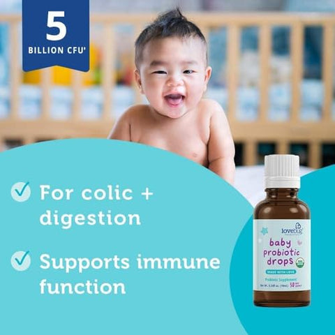 lovebug PROBIOTICS - Lovebug Probiótico Orgânico USDA Premiado para Bebês – Marca Lovebug