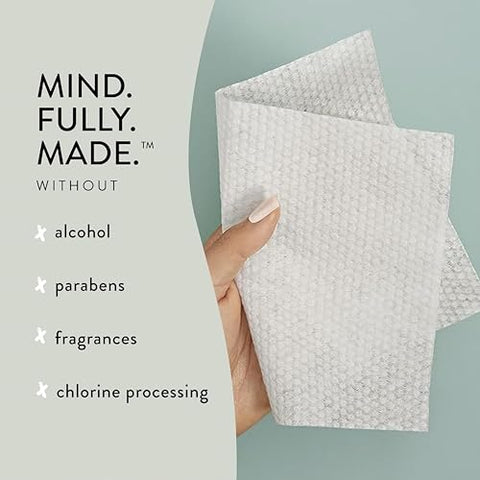 Lenços Umedecidos para Bebês | 100% Algodão Orgânico, Suaves, Descartáveis | 192 Unidades - The Honest Company