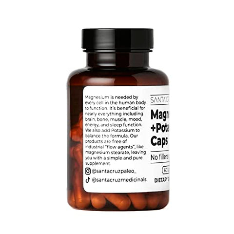 Santa Cruz Paleo - Santa Cruz Magnésio: Poderoso Mineral para Saúde e Bem-Estar – 100g