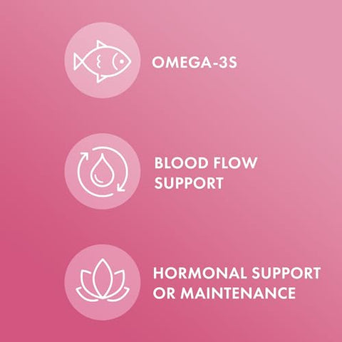 Óleo de Krill Dr. Mercola para Mulheres, 90 Porções (270 Cápsulas), 2 mg de Astaxantina por Porção, com Óleo de Prímula, Suplemento Alimentar, Suporte Hormonal, Não-OGM, Certificado MSC