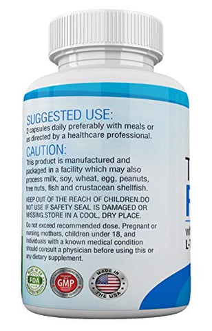 Botanica Research - Complexo de Suporte à Tireoide: Sistema Glandular Natural: Melhor Foco, Concentração, Equilíbrio Hormonal PS e Energia – 60 Cápsulas Vegetais de Vitaminas