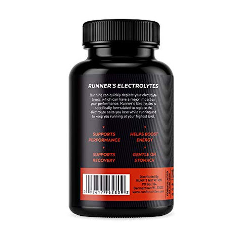 Run Fit Nutrition - Eletrólitos para Corredores – Acabe com as Cãibras Agora – Aumenta a Resistência