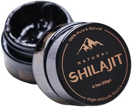 WELLNESS VERITAS - Shilajit Natural Himalaia Orgânico Resina 20g, Suplemento Puro de Shilajit Enriquecido com Ácido Fúlvico