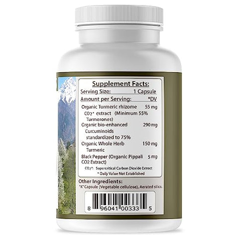 Tattva's Herbs - Tattva’s Herbs Curcuma Turmeric 500 mg, Suporte Antioxidante, Curcuma com Pimenta Preta para Absorção Avançada, 75%% Curcuminoides, 2 Pacotes, 240 g