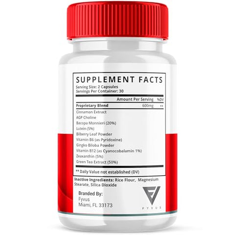 Fyvus - (3 Pacotes) Sweet Relief Suporte de Glicogênio para Articulações e Limpeza de Vasos Sanguíneos, Cápsulas de Suplemento Sweetrelief Glycogen Support, Glucogen O Neil Glyco Optimizer Limpeza e Controle