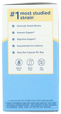 Ultimate Flora Extra Care Probiótico 50 Bilhões, 60 CT – Cuidado Extra para a Saúde Intestinal – Marca Renew Life - Renew Life