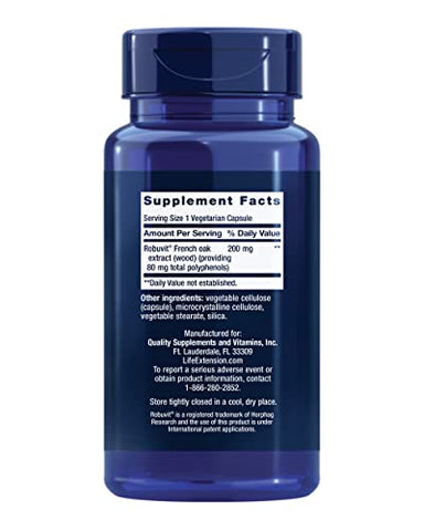 Energy Renew – Extrato de Carvalho Francês, Combate a Fadiga Geral, Energia Renovada - Life Extension