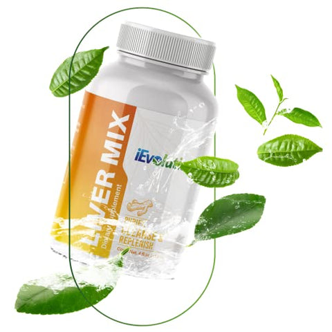iEvolution - Kit Detox 7D-Challenge, 3 Itens – Fígado-D: Desintoxique e Revitalize seu Corpo
