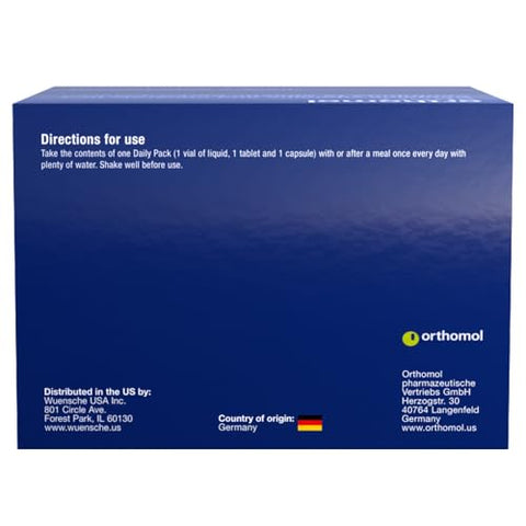 Sport: Suplemento Premium de Nutrição Esportiva com Vitaminas A, B, C, D, E, Zinco, Iodo, Coenzima Q10, L-Carnitina, Ômega-3 e Minerais Essenciais para Desempenho Máximo em 30 Dias - Orthomol