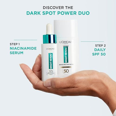L'Oreal Paris - L’Oreal Paris Bright Reveal Loção FPS 50 UV Diária, 50 ml – Amostra Hidratante