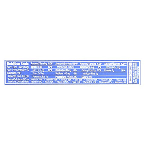 Luna Bar – Orgânico Blueberry Bliss – Caixa com 15 – 48g – 70% Orgânico - Clif Bar