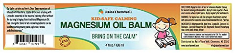 Raise Them Well - Bálsamo de Magnésio Calmante Kid-Safe | 118 ml : Kid-Safe