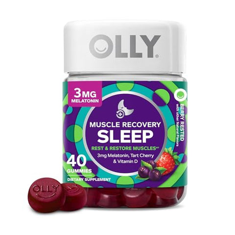 Gummy Laser Focus – Suporte cerebral com recuperação muscular e sono, Melatonina e Antioxidantes – 36 e 40 unidades - OLLY