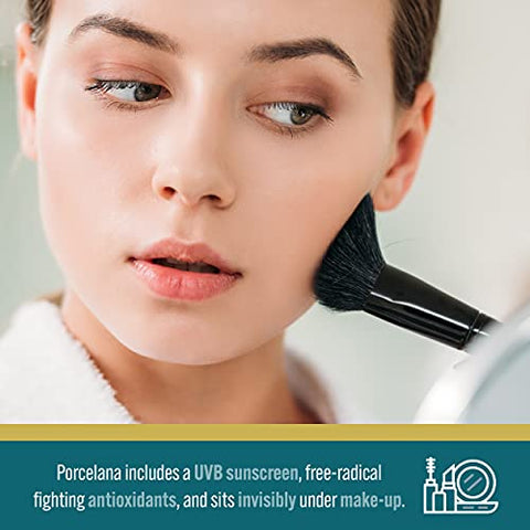 Creme Clareador de Pele Porcelana Hidratação Diurna para o Rosto – 50g