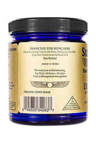 Lion’s Mane (Orgânico) – Cogumelo do Poder Mental (100g) - Sun Potion
