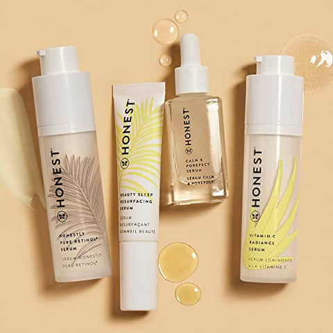 Serum Noturno Retinol Puro | Hidrata, Esfolia, Reduz Linhas Finas e Rugas | Retinol Linoleato Ácido Hialurônico | Vegano Cruelty Free | 30ml - Honest Beauty