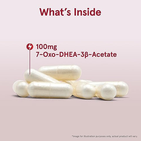 7-Keto DHEA 100 mg – Suporte ao Metabolismo de Carboidratos – Vegano – Livre de Glúten – Não-OGM – Até 90 Porções - Jarrow Formulas