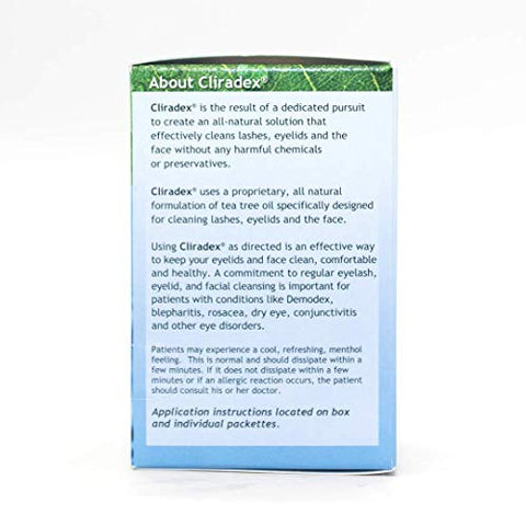 Cliradex - Towelettes Naturais para Rosto e Cílios – Marca: [Nome da Marca]